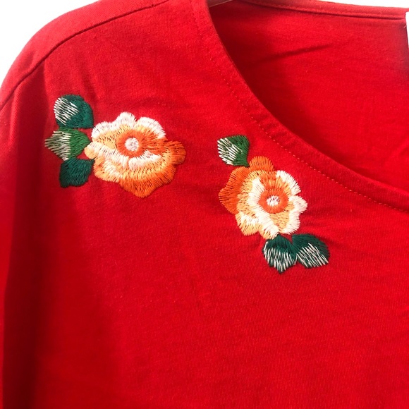 Anthropologie Flutter Sleeve Fiesta Blouse - Picture 2 of 6